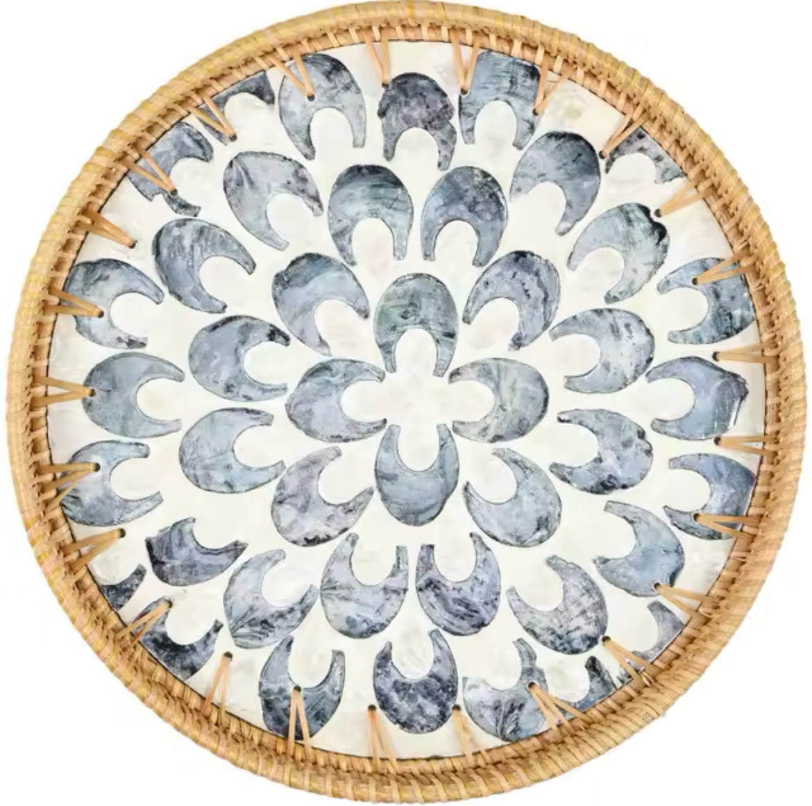 Bandeja em Rattan Lux