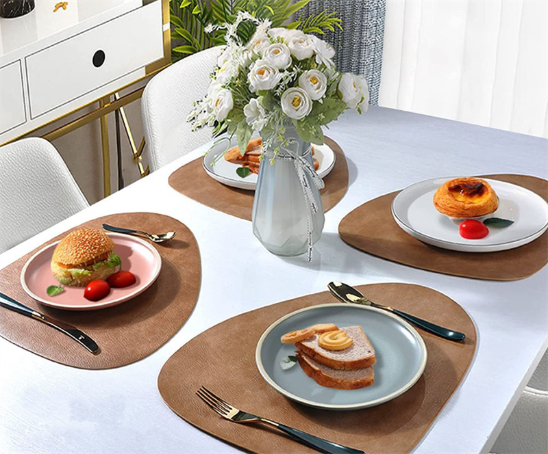 Jogo Americano em Couro + Porta Copo