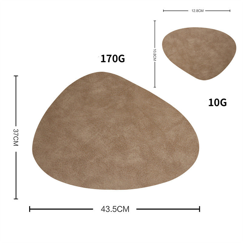 Jogo Americano em Couro + Porta Copo